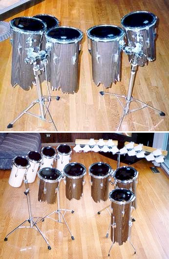 My hand-made midi drums and midi xylophone